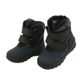 Stiefel Stiefel mit einer Mazurek 1351 Marineblau-Membran schwarz 2