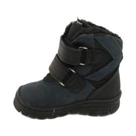 Stiefel Stiefel mit einer Mazurek 1351 Marineblau-Membran schwarz 1