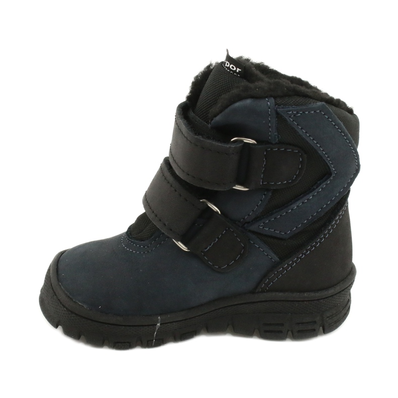 Stiefel Stiefel mit einer Mazurek 1351 Marineblau-Membran schwarz 1
