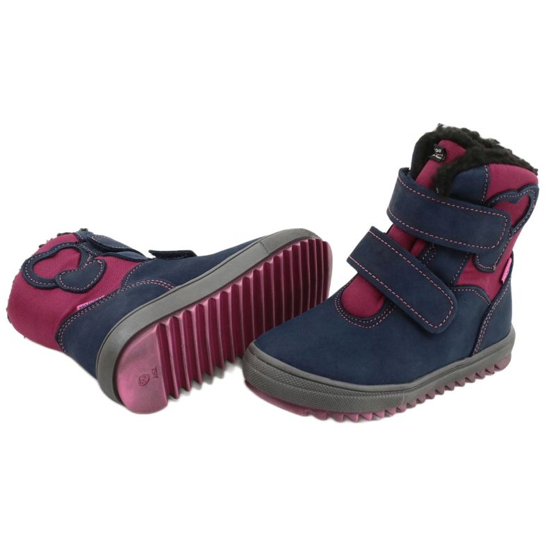 Stiefel mit TE-POR Mazurek 1351 M Membran marineblau rosa 4