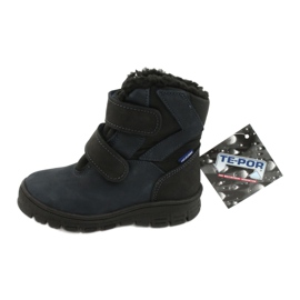Stiefel mit Membran Mazurek 1351 marineblau schwarz 4