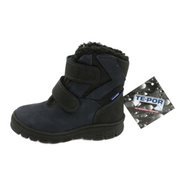 Stiefel mit Membran Mazurek 1351 marineblau schwarz navy blau 4