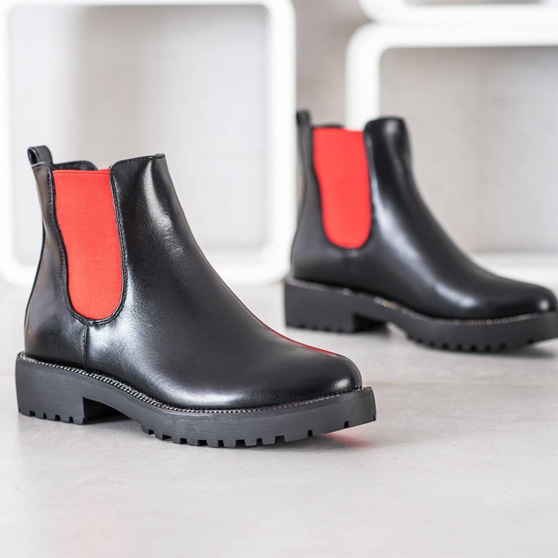 Bello Star Bequeme Chelsea-Boots schwarz 1