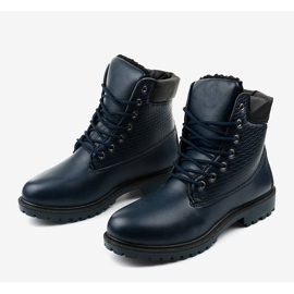 Blaue Avini isolierte Stiefel 2