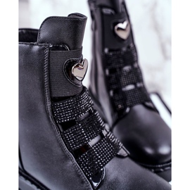 Apawwa Warme Ballonstiefel für Kinder in Schwarz 2