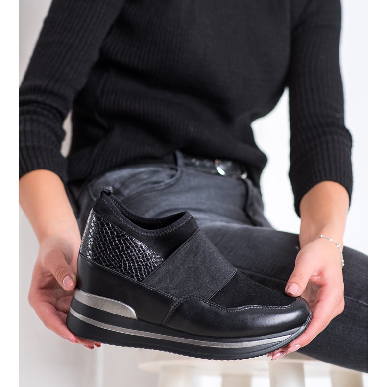 Gogo Slip-on-Sneakers schwarz 2