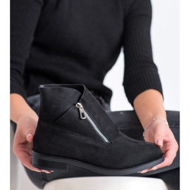 Gogo Modische Stiefel mit Reißverschluss schwarz 2