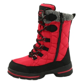 Schneestiefel mit Membran American Club SN15 / 20 rot schwarz grau 1