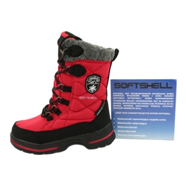 Schneestiefel mit Membran American Club SN15 / 20 rot schwarz grau 4