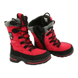 Schneestiefel mit Membran American Club SN15 / 20 rot schwarz grau 2