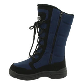 American Club Amerikanische Softshellstiefel mit SN12/20 Navy Membran schwarz marineblau 2