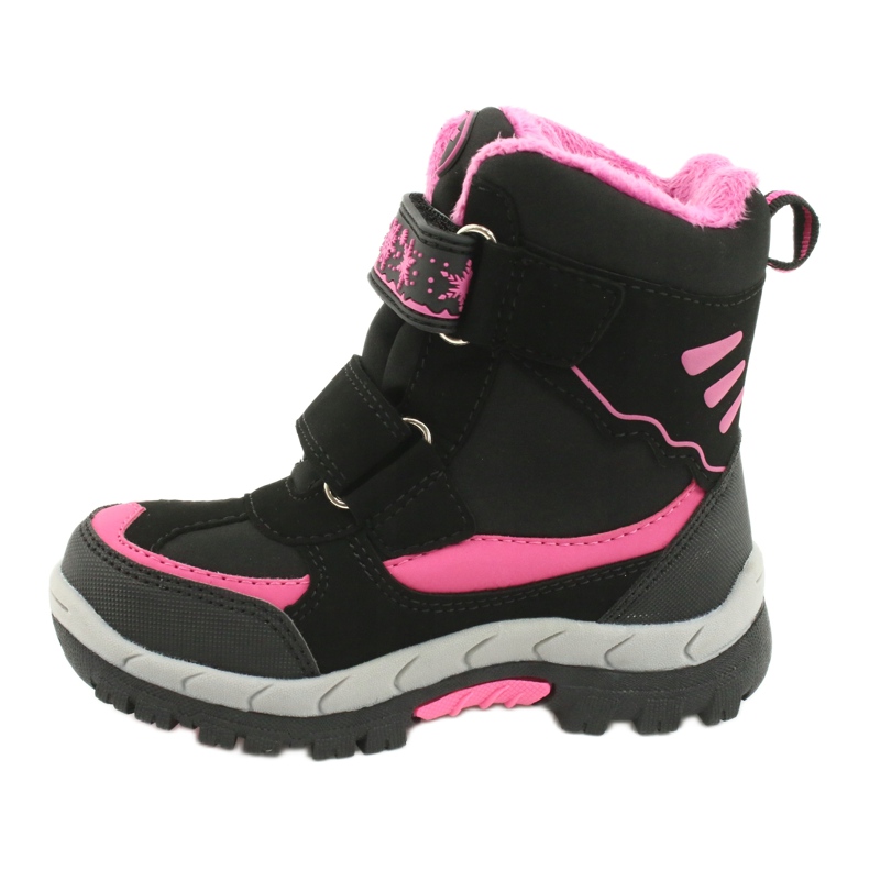 American Club Amerikanische wasserdichte Stiefel mit HL46/20 Membran schwarz rosa 2