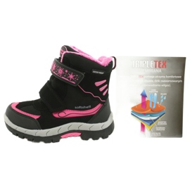 American Club Amerikanische wasserdichte Stiefel mit HL46/20 Membran schwarz rosa 5