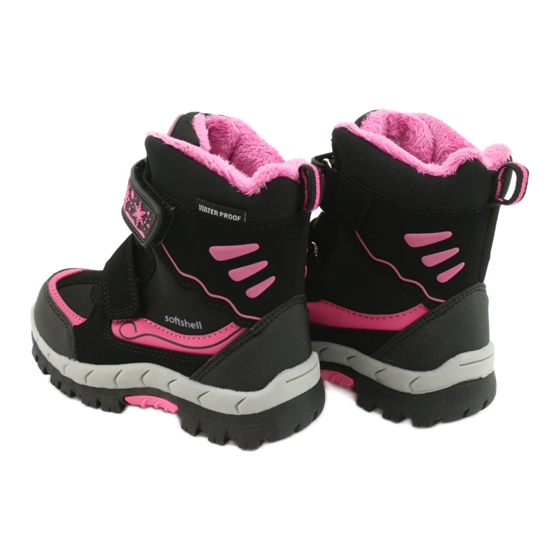 American Club Amerikanische wasserdichte Stiefel mit HL46/20 Membran schwarz rosa 4