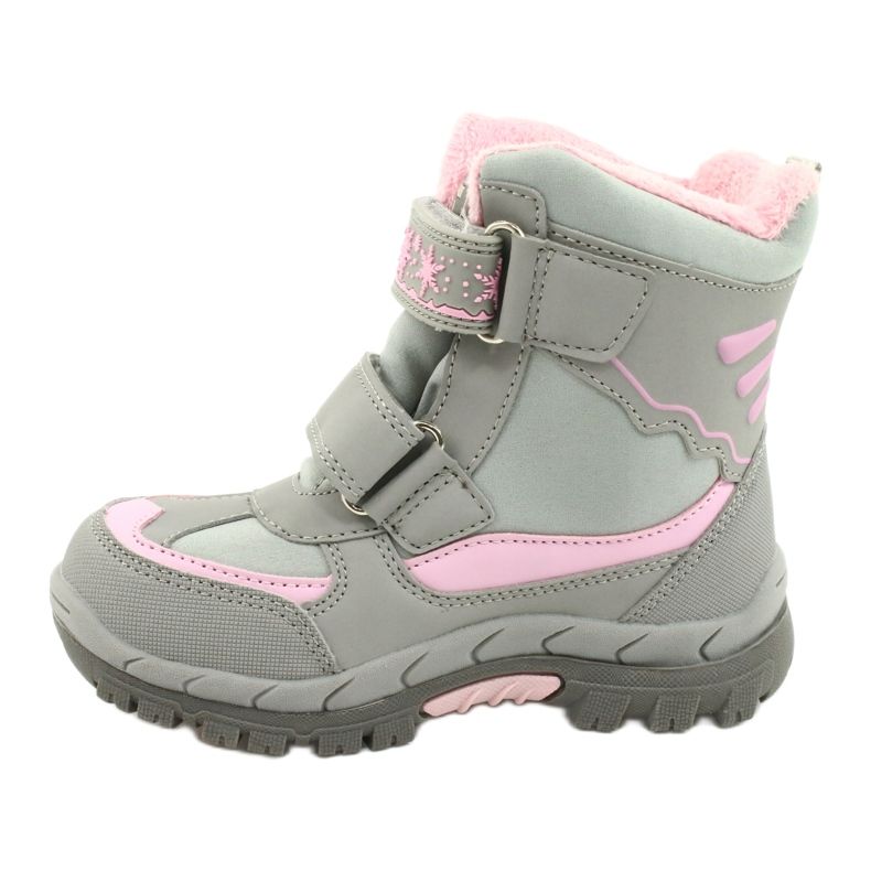 American Club Amerikanische wasserdichte Stiefel mit HL46/20 Membran rosa grau 1