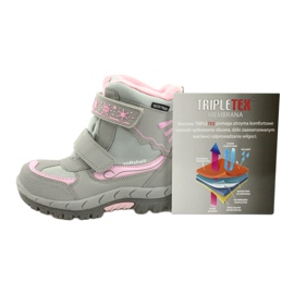 American Club Amerikanische wasserdichte Stiefel mit HL46/20 Membran rosa grau 4