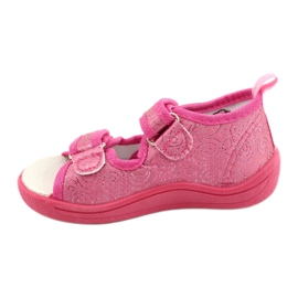 American Club American TEN38 / 20 Sandalen Hausschuhe, Innensohle aus fuchsiafarbenem Leder rosa 1