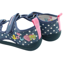 American Club Hausschuhe, Sandalen, amerikanische Kinderschuhe, Lederdecksohle weiß blau rosa 5