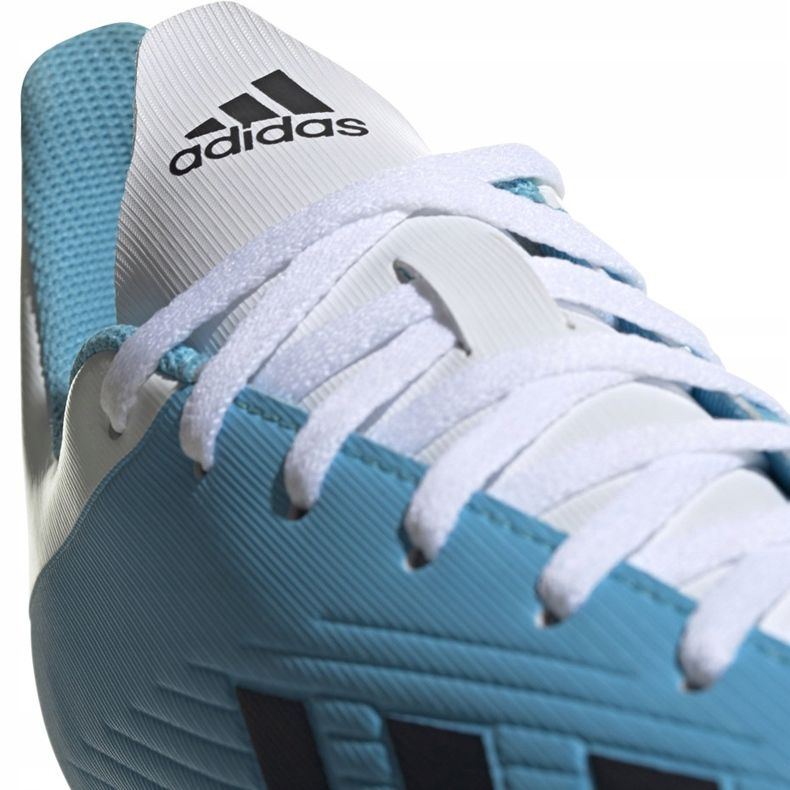 Fußballschuhe adidas X 19.4 FxG blau und weiß F35378 1
