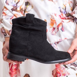 Marquiz Stylische Cowboystiefel schwarz 1