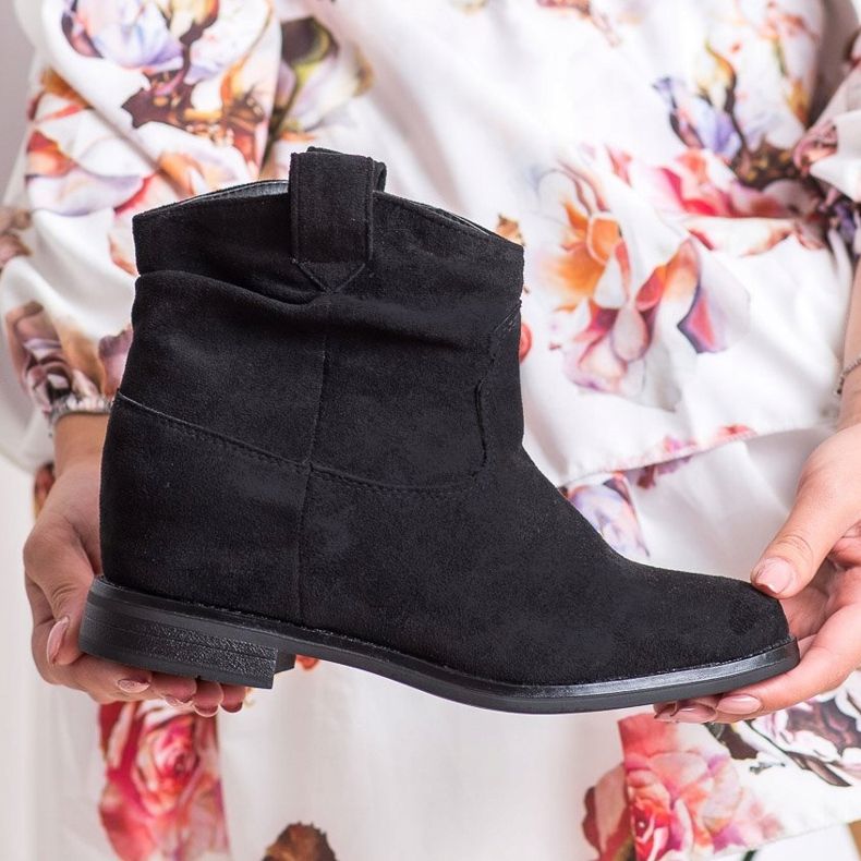 Marquiz Stylische Cowboystiefel schwarz 1