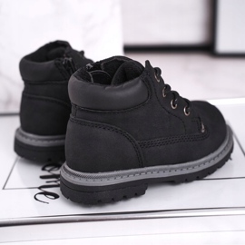 Apawwa Schwarze Stiefel für Kinder für Jungen Moa Stiefel 2