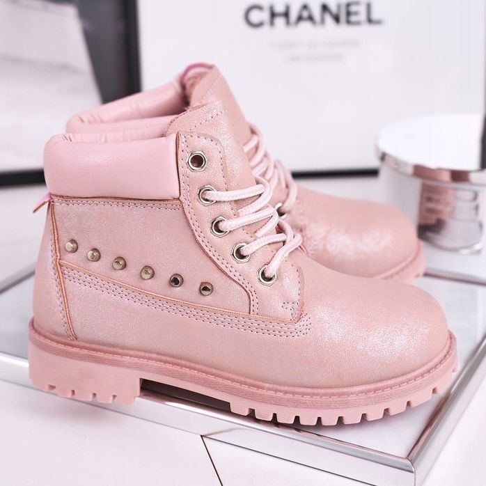 MSMG Warme Kinderstiefel mit Nieten Pink Gonzo rosa 1