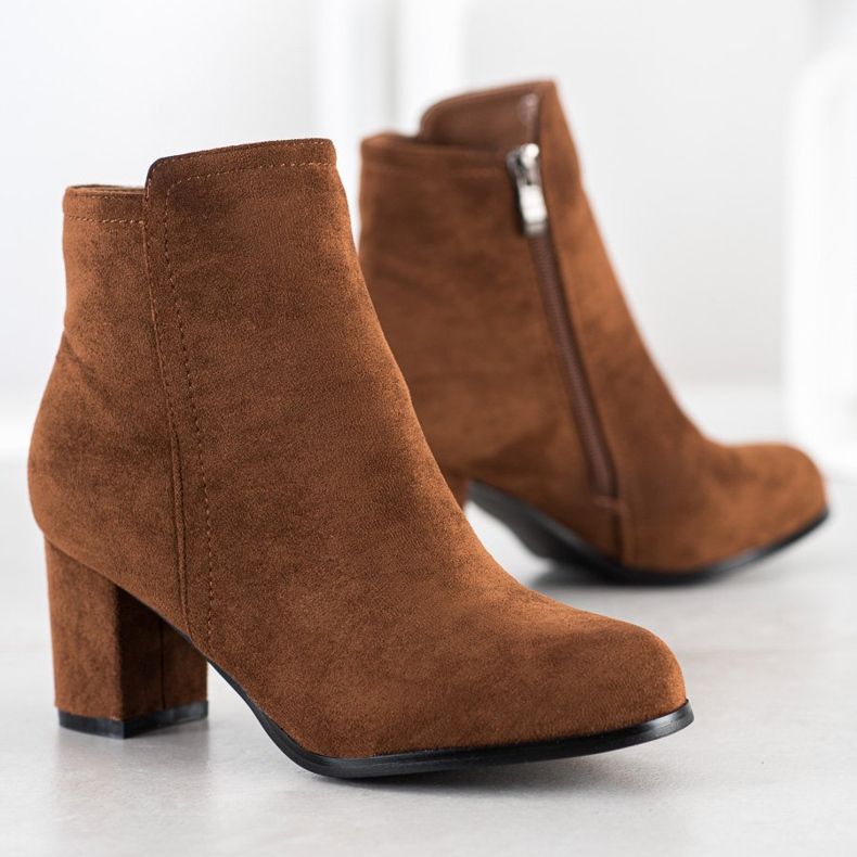 Wilady Modische Kamelstiefel braun mehrfarbig 1