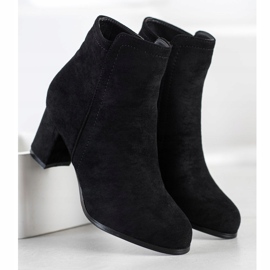 Wilady Modische schwarze Stiefel 1