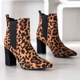 Corina Stiefel mit Leopardenmuster braun mehrfarbig 1