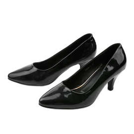 Klassische schwarze Deloney Duck Heels 2