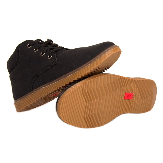 Warme Stiefeletten für Herren Sal Black 1306 schwarz 2