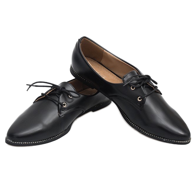 Klassisch Elegant Damenschuhe Y439 Schwarz 2