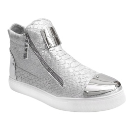 High-Top-Sneaker Q55 Silber silber- 1