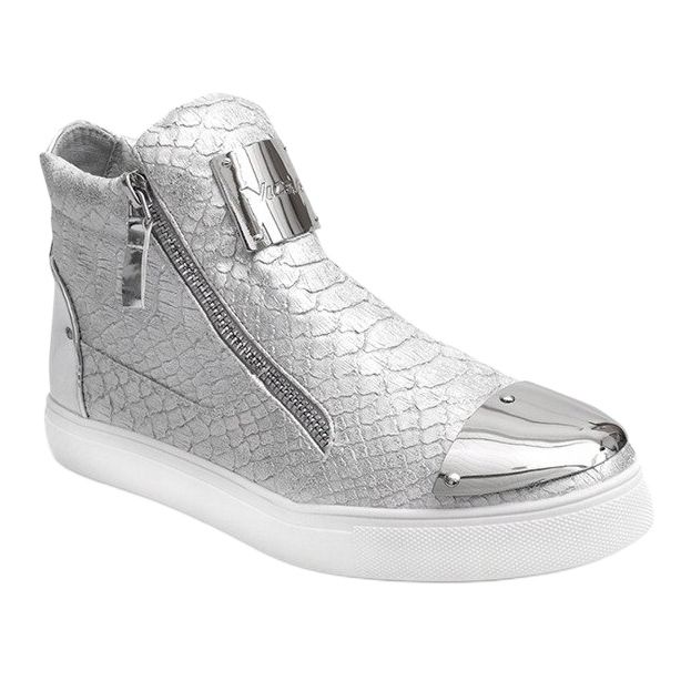 High-Top-Sneaker Q55 Silber silber- 1