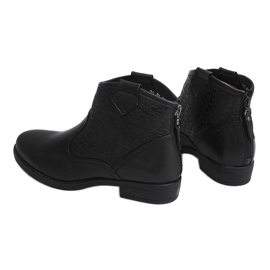Halbschuhe Cowboystiefel 248-PA Schwarz 2