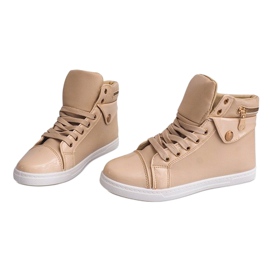 High-Top-Sneaker R-216 Beige 1