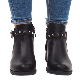 Solide, isolierte Chelsea Boots CH-90 Schwarz 2