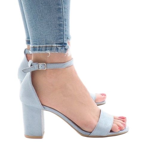 Blaue 5102 Absatzsandalen 1