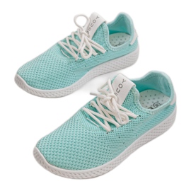 Grüne H935-6 Slip-On Sportschuhe 1