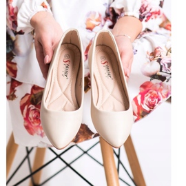 Seastar Beige Ballerinas aus Öko-Leder 1