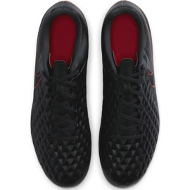 Nike Tiempo Legend 8 Club FG / MG M AT6107 060 Fußballschuhe schwarz, rot, schwarz / silbrig schwarz 1