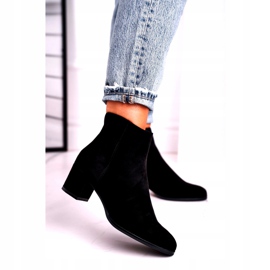 Wildleder schwarze Stiefel Sergio Leone BT528 2