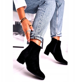 Wildleder schwarze Stiefel Sergio Leone BT528 1