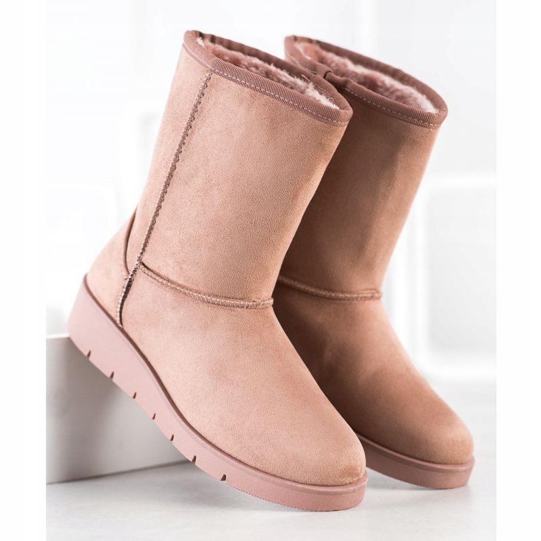 Kylie Hohe Mukluki beige 1