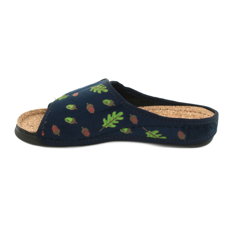 Befado Inblu Damenschuhe 155D115 marineblau grün 2