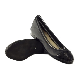 Damen Ballerinas elastisch Gamis 1402 schwarz 3