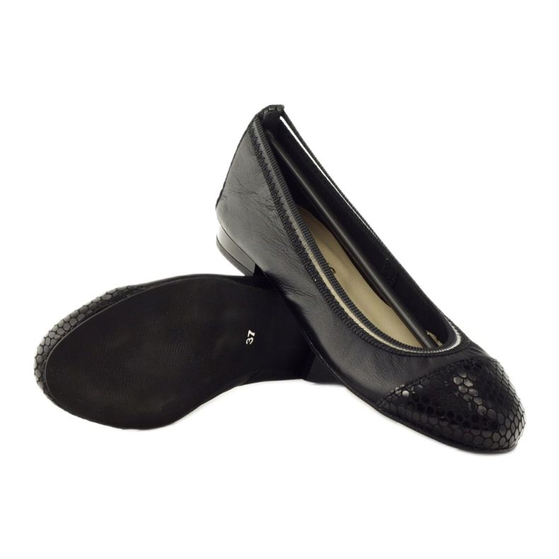 Damen Ballerinas elastisch Gamis 1402 schwarz 3