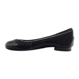 Damen Ballerinas elastisch Gamis 1402 schwarz 2