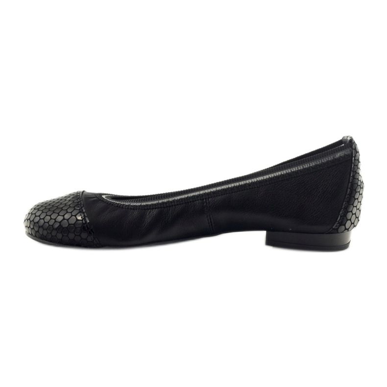 Damen Ballerinas elastisch Gamis 1402 schwarz 2